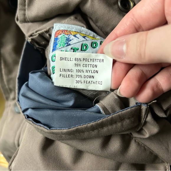 Vintage Outdoor Exchange Reversible Down Fill Puffer Vest - Picture 15 of 16